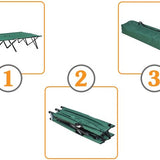 Opvouwbaar Campingbed extra Breed, Veldbed 125x193cm