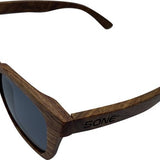 5one® Rome Kosso hout zonnebril met lens - zonnebril voor dames