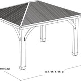 Westmann - YD12941 - Paviljoen - Pergola - Partytent - 317 x 365 x 427 cm