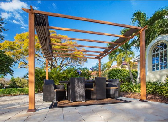 Paragon Outdoor - ST02000 - Paviljoen - Pergola - Partytent - 235 x 350 x 350 cm