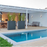 Herstera Garden® Plantenbak Cube HG08975801 - 100x40x115 cm - Antraciet