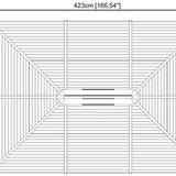 Sojag - SJ04200 - Paviljoen - Pergola - Partytent - 261 x 296 x 423 cm