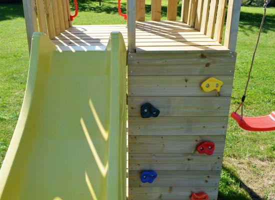 Wendi Toys Speelhuis Bij met Glijbaan - WTJ3 - 270x270x280 cm