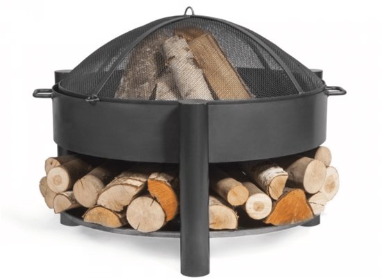 CookKing - Vuurschaal Ø - Vuurschaal BBQ - Staal - Zwart