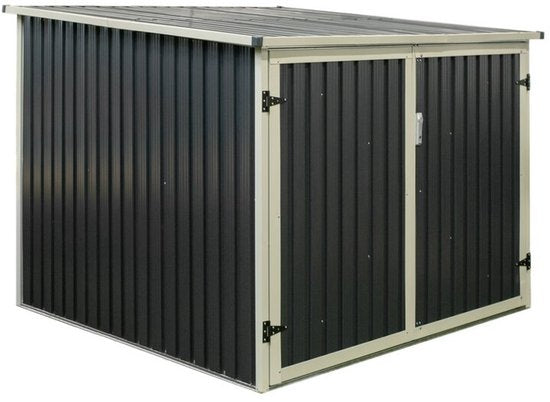 Westmann Fietsenberging - fietsen opslag 200x203x158 cm - Antraciet