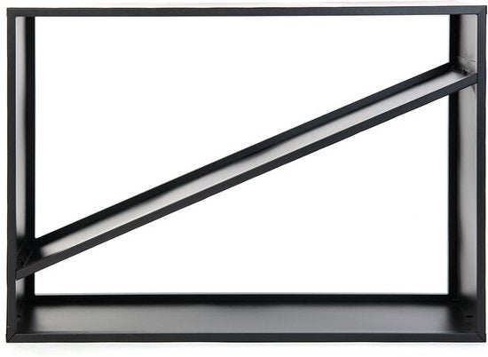 Westmann® Haardhout rek Hugo - 35x115x80cm - Houtopslag buiten - Zwart