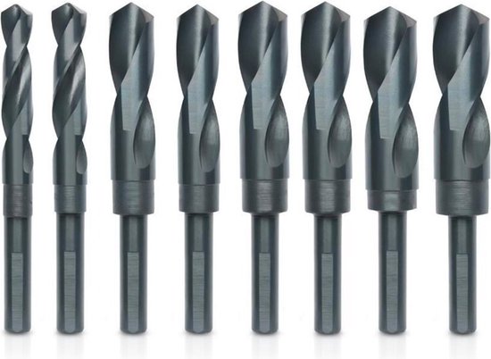 Spiraalboor-set HSS in aluminium koffer- 8 delig - 14-25,5mm - Hanse Werkzeuge