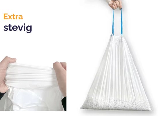 6 rollen Viervoeter Kattenbakzakken voor Zelfreinigende Kattenbak - Extra stevig - Automatische kattenbakzakken - 15 stuks per rol - 45×50CM