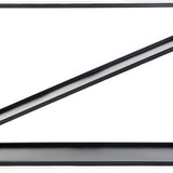 Westmann® HaardHout Rek Hugo - 35x115x80cm - Houtopslag buiten - Zwart