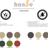 HanSe® Schaduwdoek Driehoek Gelijkbenig Waterafstotend 3,5x3,5x4,95 m