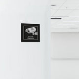 24ME® - 4 Stuks Camera bewaking bord - Zelfklevend - 10x10cm - Cameratoezicht - Camerabewaking