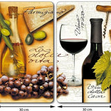 Kookplaat Afdekplaten Glas Italy Design - Voor Inductie & Keramisch – 2‑st.