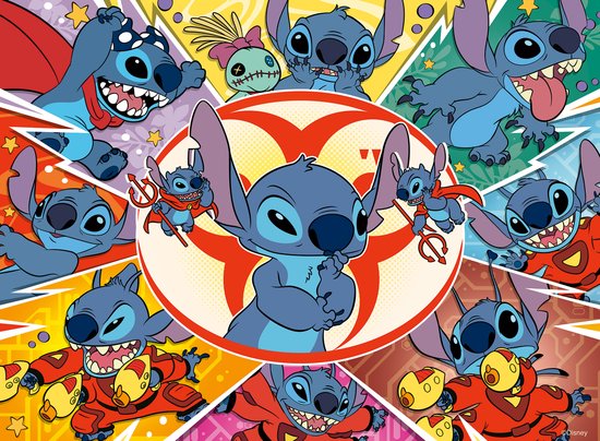 Ravensburger puzzel Disney Stitch - Legpuzzel - 100 XXL stukjes