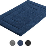 AKSA Home® Badmat 60x90 cm - Douchemat antislip - Badmat antislip - Badkamermat - Vloerkleed - Donkerblauw