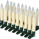 Hanse® 10 stuks Draadloze LED Kerstverlichting op batterij met Timer en Afstandsbediening