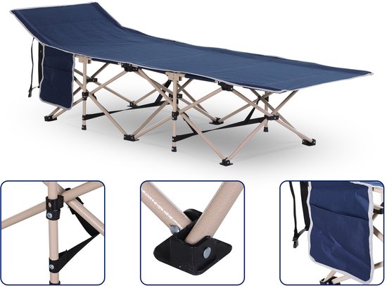 4goodz Veldbed Opvouwbaar Campingbed met Opbergtas