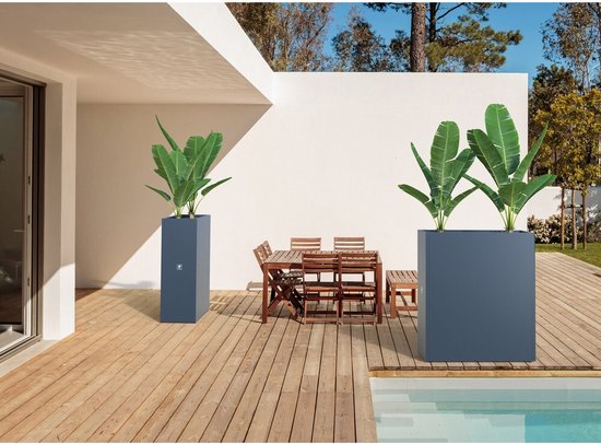 Herstera Garden® Plantenbak Cube HG08975801 - 100x40x115 cm - Antraciet