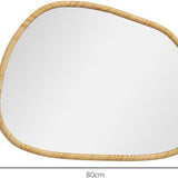 4goodz Asymmetrische Badkamerspiegel met LED-verlichting 70x50 cm
