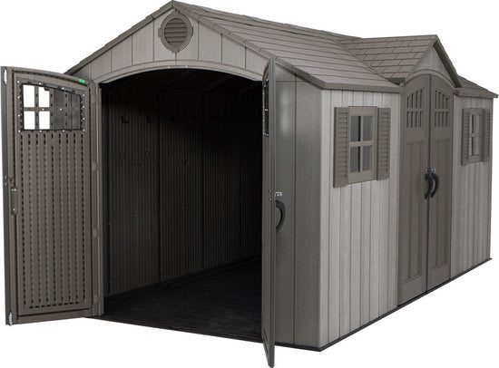 Lifetime - LG60318 - Tuinhuis - Tuinschuur - 244 x 244 x 457 cm