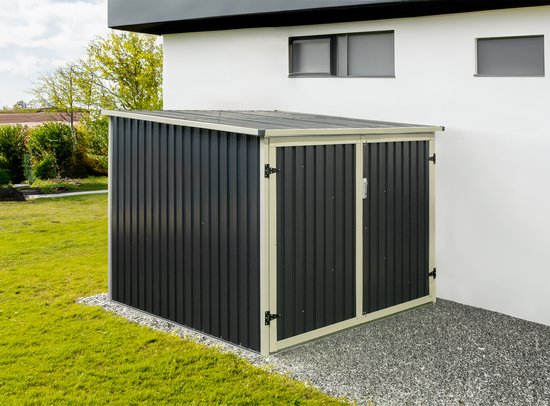 Westmann Fietsenberging - fietsen opslag 200x203x158 cm - Antraciet