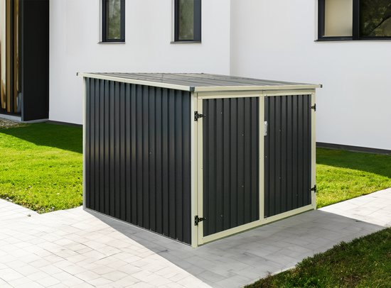 Westmann Fietsenberging - fietsen opslag 200x203x158 cm - Antraciet