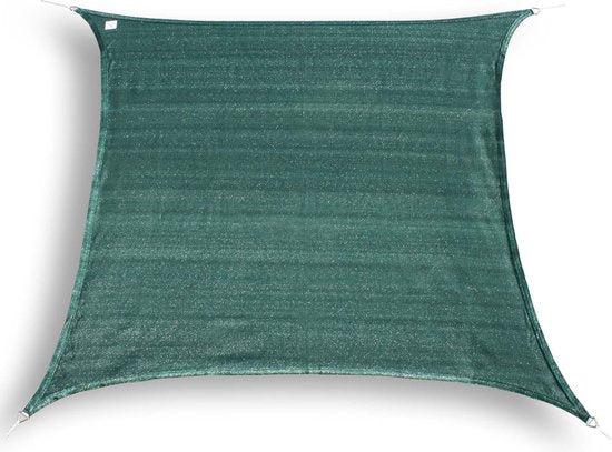 HanSe® Schaduwdoek Vierkant Waterdoorlatend 4x4 m - zonnedoek