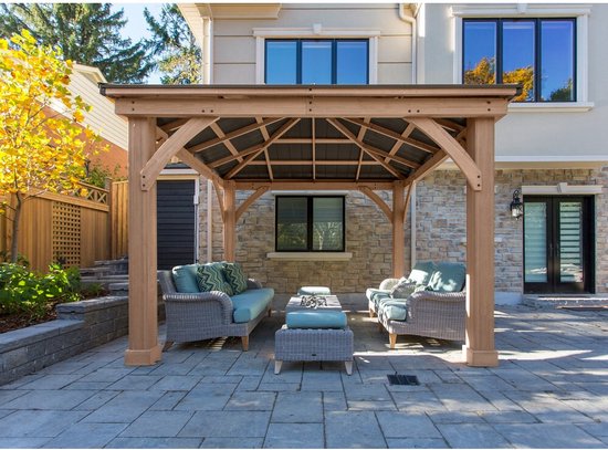 Westmann - YD12810 - Paviljoen - Pergola - Partytent - 320 x 366 x 366 cm