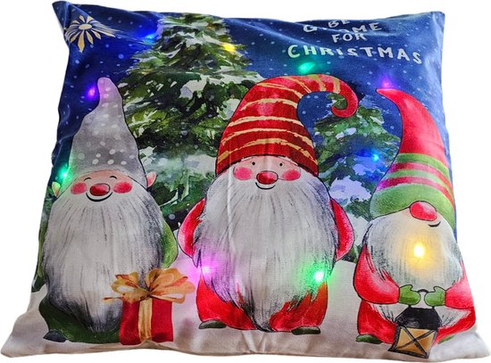 Mar's Art - Kerst - Kussenhoes Kerst - Kerst Kussen met - Verlichting