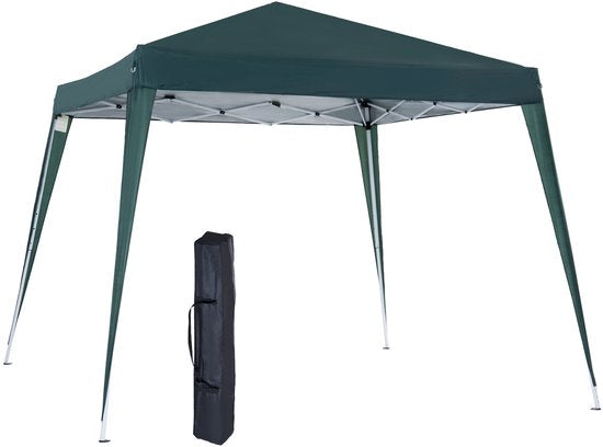 4goodz Opvouwbare Partytent 240x240 cm met Haringen - Groen