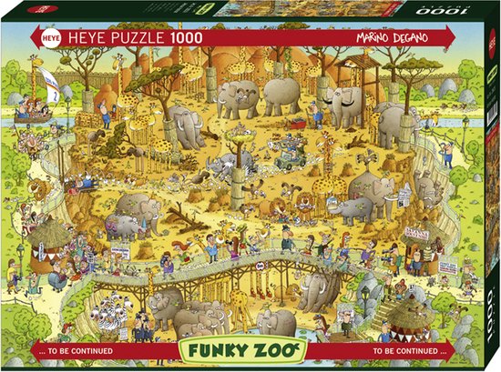 Heye African Habitat - Puzzel - 1000 stukjes