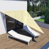 HanSe® Schaduwdoek Driehoek Waterdoorlatend 3x3x3 m