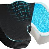 U-Vorm Zitkussen – Donutkussen - Memory Foam – Ademend