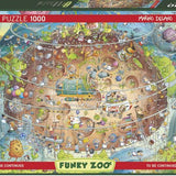 Puzzel Cosmic Habitat Funky Zoo 1000 stukjes Heye 30013