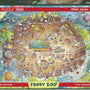 Puzzel Cosmic Habitat Funky Zoo 1000 stukjes Heye 30013