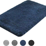 AKSA Home® Badmat 50x80 cm - Douchemat antislip - Badmat antislip - Badkamermat - Vloerkleed - Donkerblauw