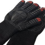 FireTech - Premium BBQ Hanschoenen - Hittebestendig tot 800 °C - Oven handschoenen - Extra lange mouw - BBQ Accessoires