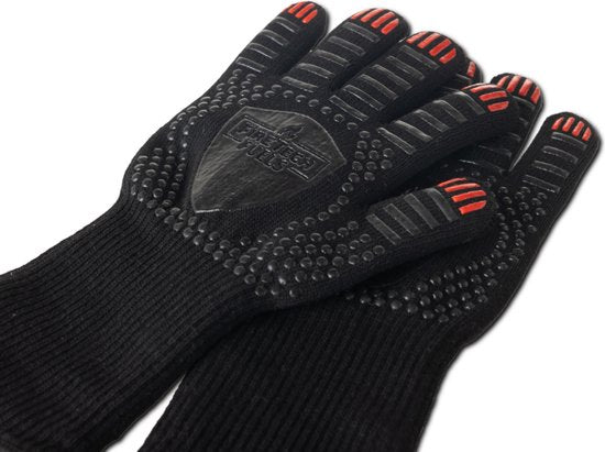 FireTech - Premium BBQ Hanschoenen - Hittebestendig tot 800 °C - Oven handschoenen - Extra lange mouw - BBQ Accessoires