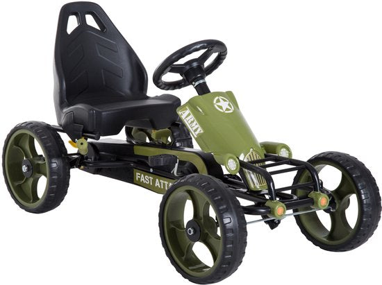 4goodz Skelter Trapauto met Handrem voor Kinderen - 341-025 - Groen