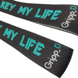 2 Stuks Short Keycord met Metalen Clip - Sleutelhanger - Lanyard