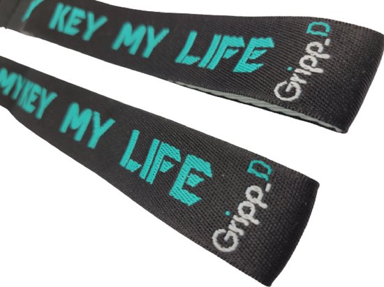 2 Stuks Short Keycord met Metalen Clip - Sleutelhanger - Lanyard