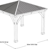 Westmann - YD12810 - Paviljoen - Pergola - Partytent - 320 x 366 x 366 cm