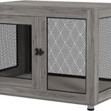Binnen Bench voor grote honden - Hondenhok Binnen - 60x94x71 cm - Grijs