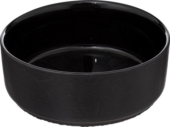 Tapas-set Astra - Glazen Serveerschaal 6-delig - 34x5 cm - Zwart