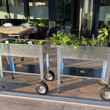 Herstera Garden® Hoge Plantenbak Verrijdbaar Barcelona - 35x75x80cm