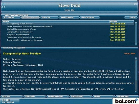 Championship Manager 2006 -PS2