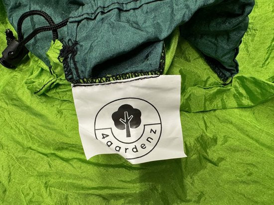 4gardenz® Outdoor Hangmat – Parachutestof – 270 cm – Compact & Sterk - Groen