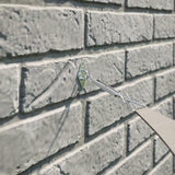 4gardenz 25 delige RVS Paal-Muur Schaduwdoek Montageset Nylon - 8 mm