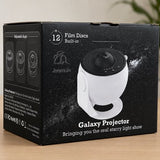 Sterrenhemel Projector met 12 Ingebouwde Films – Galaxy Projector Kinderkamer – HD Sterrenprojector – Nachtlampje met Timer – 360° Draaibaar – Verstelbare Helderheid