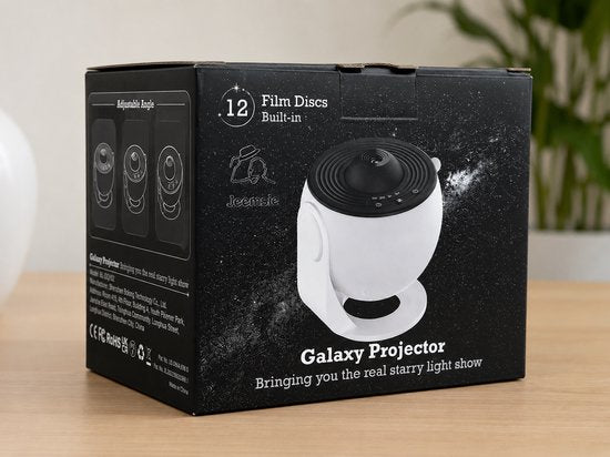 Sterrenhemel Projector met 12 Ingebouwde Films – Galaxy Projector Kinderkamer – HD Sterrenprojector – Nachtlampje met Timer – 360° Draaibaar – Verstelbare Helderheid