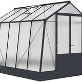 Westmann Aurora 810 - TuinKas met fundering - Antraciet 309x248 cm